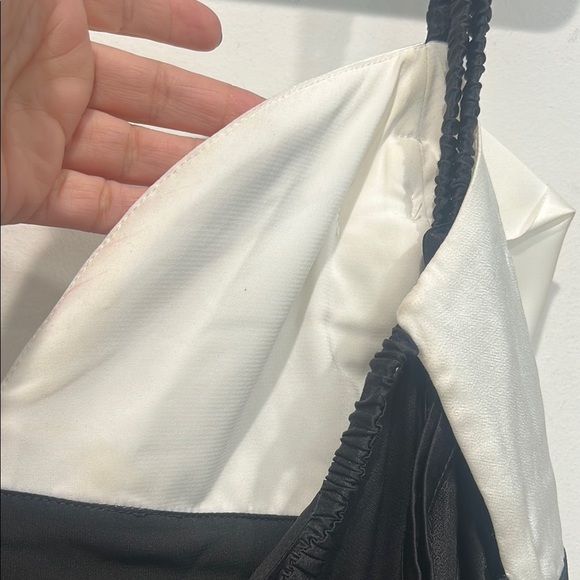 For Love And Lemons Rita Rosette Bust Black and White Midi Dress plus size XXL - Picture 9 of 13